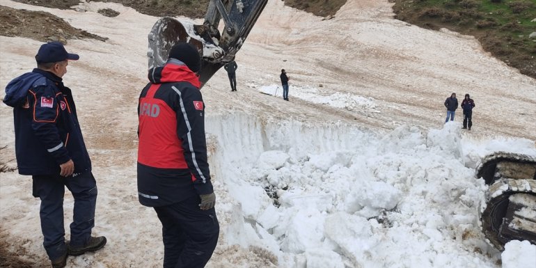 Şemdinli'de kışın üzerlerine çığ düştüğü iddia edilen 3 İranlıdan birinin cesedine ulaşıldı