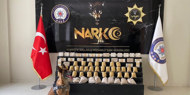 Van'da 42 kilo 200 gram eroin ele geçirildi
