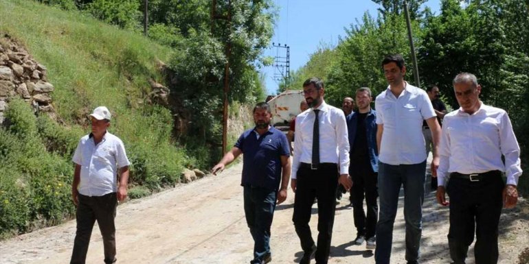 Bitlis Belediye Başkanı Tanğlay, çalışmaları inceledi1