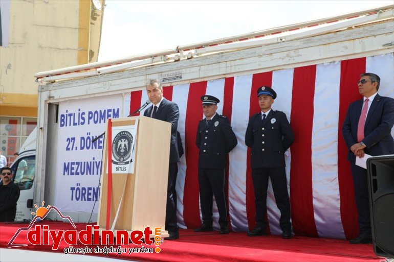 düzenlendi için polis 452 adayı mezun Bitlis