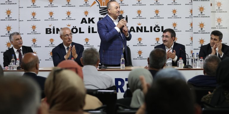 Dışişleri Bakanı Mevlüt Çavuşoğlu Bingöl