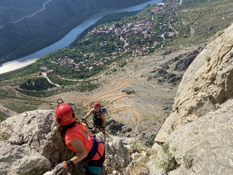 parkuru oldu tutkunlarının - adrenalin Via Ferrata ERZİNCAN rotası 3