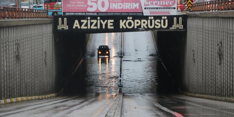 ERZURUM - Sağanak, hayatı olumsuz etkiledi1