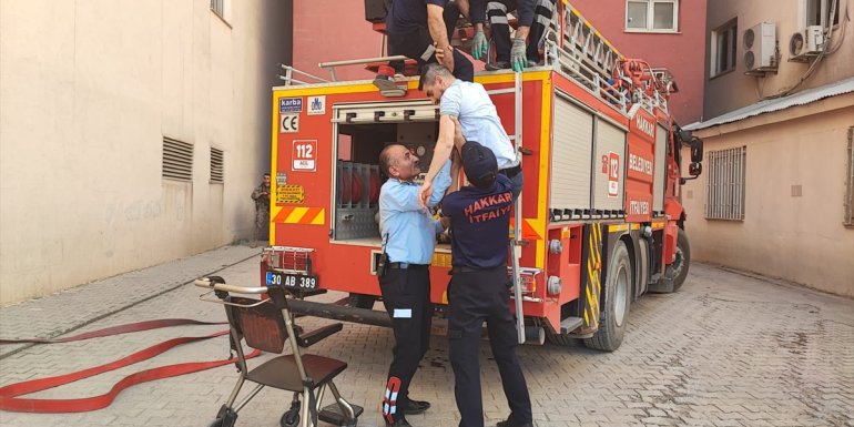 Hakkari Devlet Hastanesi'nde yangın tatbikatı yapıldı