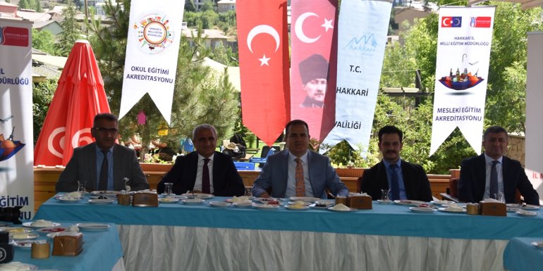 HAKKARİ - Erasmus projeleri bilgilendirme toplantısı yapıldı1