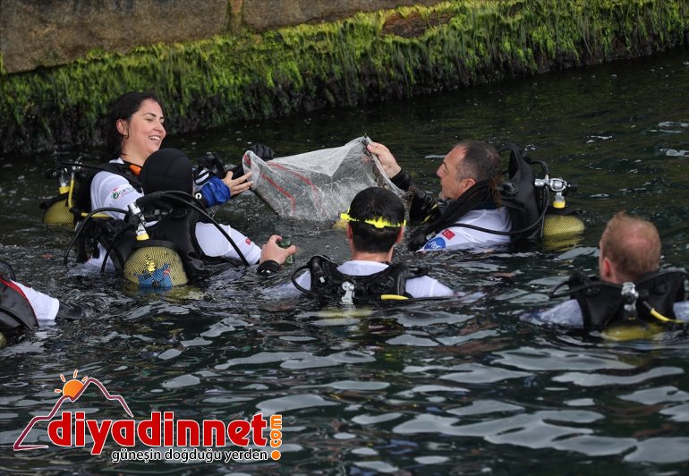 için harekete İSTANBUL geçti Marmara Denizi - temiz Oral-B 7