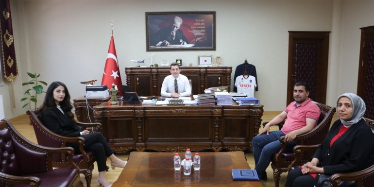 Kaymakam Kaptanoğlu sivil toplum kuruluşu temsilcilerini kabul etti