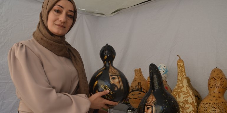 Muş'ta Halk Eğitim Merkezi yılsonu sergisi açıldı