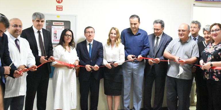 Turgut Özal Tıp Merkezinde yenilenen Pulmoner Rehabilitasyon Merkezi'nin açılışı yapıldı