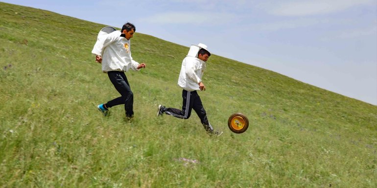 Van'da "bal yuvarlama" etkinliği