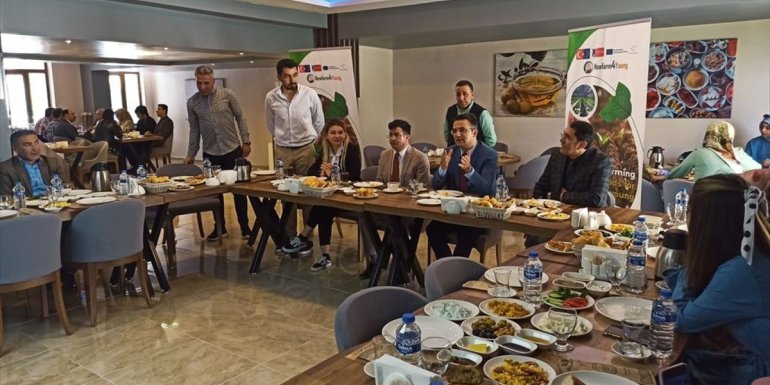 Yurt dışından gelen gençler Van Gölü kıyısında temizlik yaptı