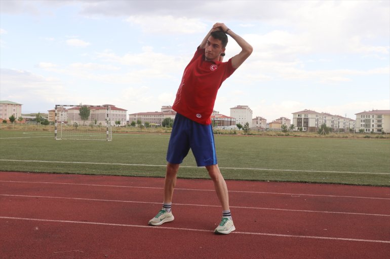 - için yoğun Balkan şampiyonu atlet AĞRI milli başarılar Ali Demir, yeni çalışıyor 7