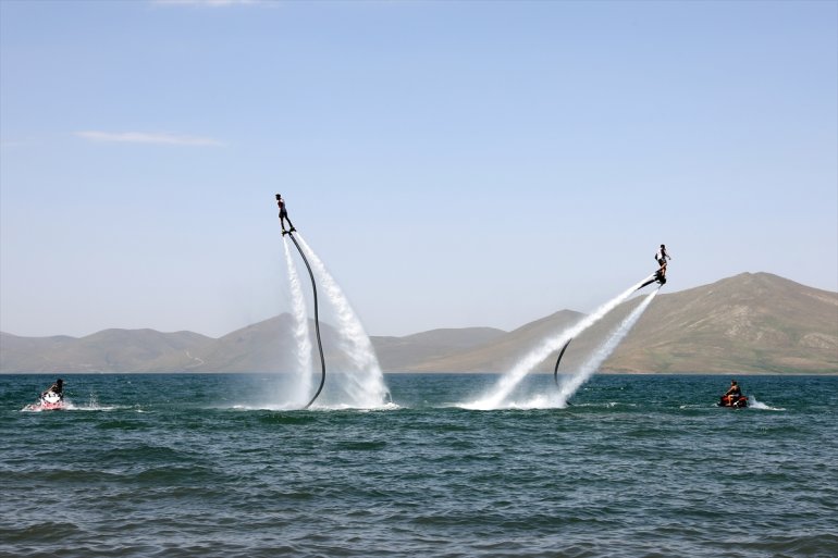 2 rakımlı ağırladı sporcularını bin flyboard Ağrı