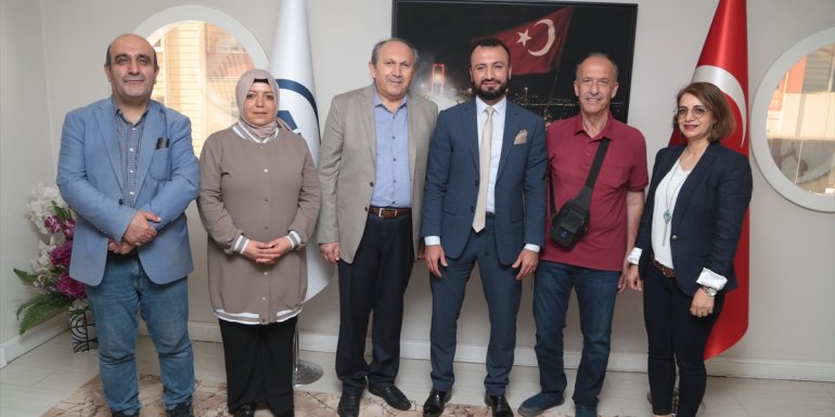 DAGC yönetiminde AA Erzurum Bölge Müdürü Okur'a 'hayırlı olsun' ziyareti