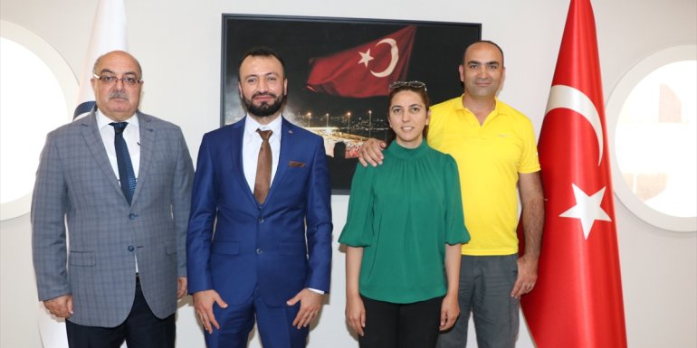 Hak-Sen Konfederasyonu Bölge Başkanı Gödekmerdan'dan AA Bölge Müdürü Okur'a ziyaret