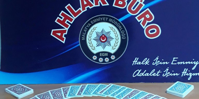 Malatya'da kumar oynayan 34 kişiye işlem yapıldı