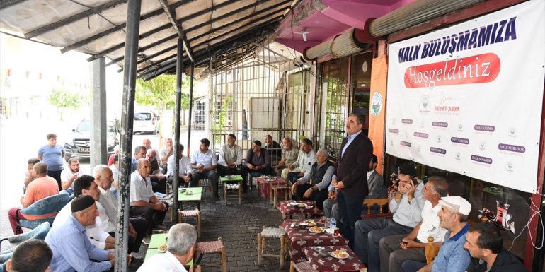 Muş Belediye Başkanı Asya, mahalle sakinlerinin taleplerini dinledi