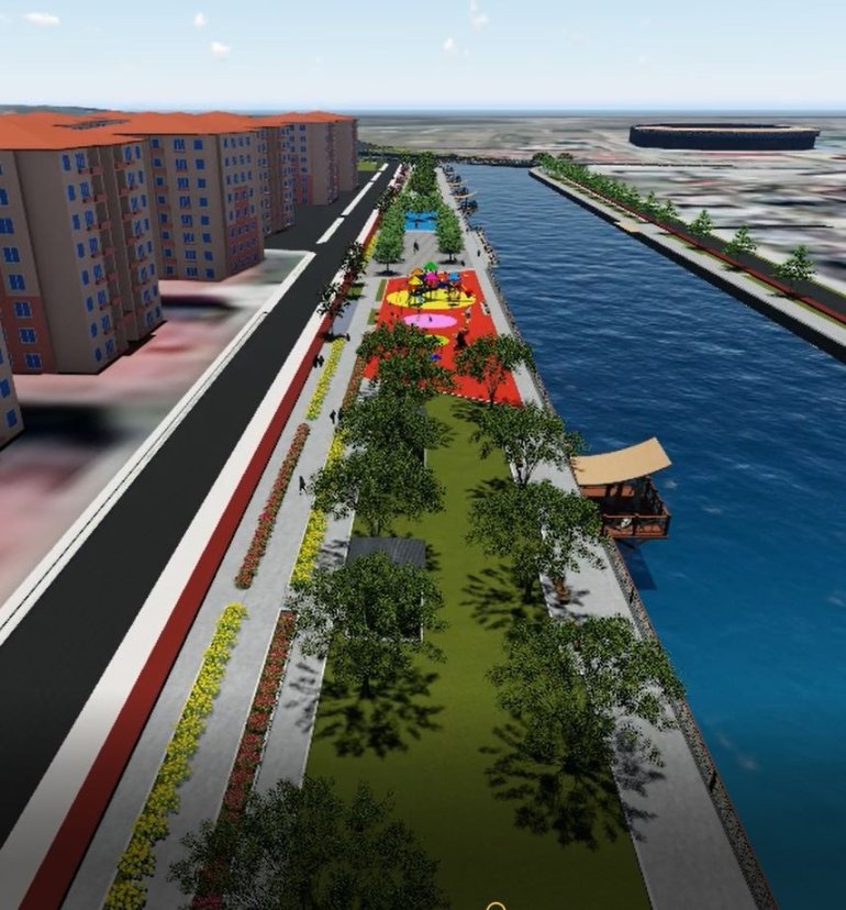 Taşlıçay Deresi çevresinde çalışmalar devam ediyor1