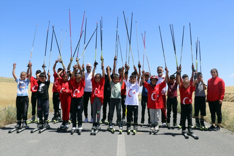 yetiştiriyor Eski kendisi olimpiyatlarda - milli gibi Dursun, kayakçılar sporcu yarışacak AĞRI 12