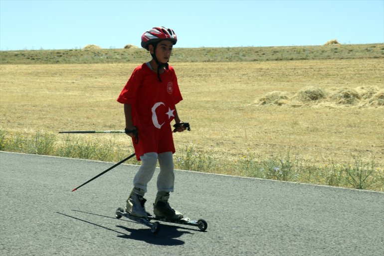 kendisi kayakçılar Dursun, gibi yetiştiriyor milli yarışacak Eski sporcu AĞRI - olimpiyatlarda 5