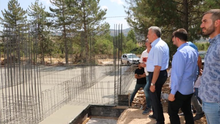 Baskil Gençlik Merkezi ve Spor Kompleksinin yapımına başlandı1