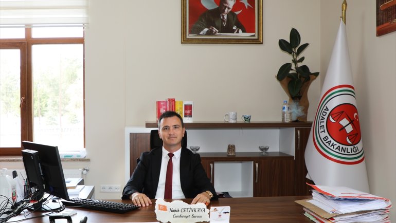 Darende'de Cumhuriyet Savcısı Habib Çetinkaya göreve başladı