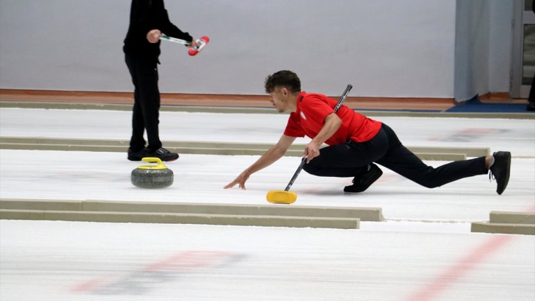 ERZURUM - Milli curlingcilerin hedefi önce Avrupa sonra Dünya Şampiyonası1