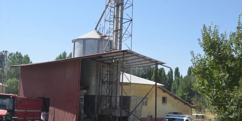 Muş'ta hasat edilen buğday taş değirmenlerde öğütülüyor