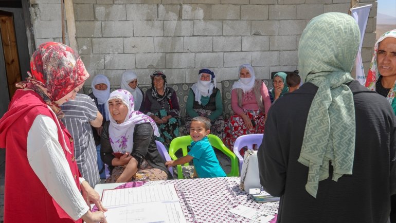 Van'da 340 kişi sağlık taramasından geçirildi