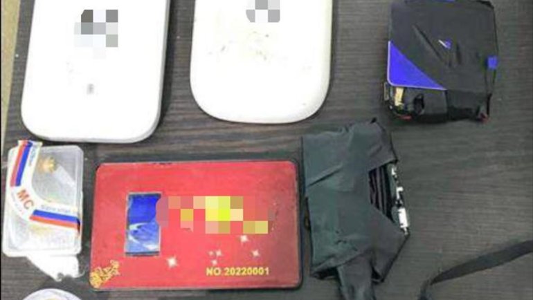 Van'da elektronik kopya düzeneği ele geçirildi