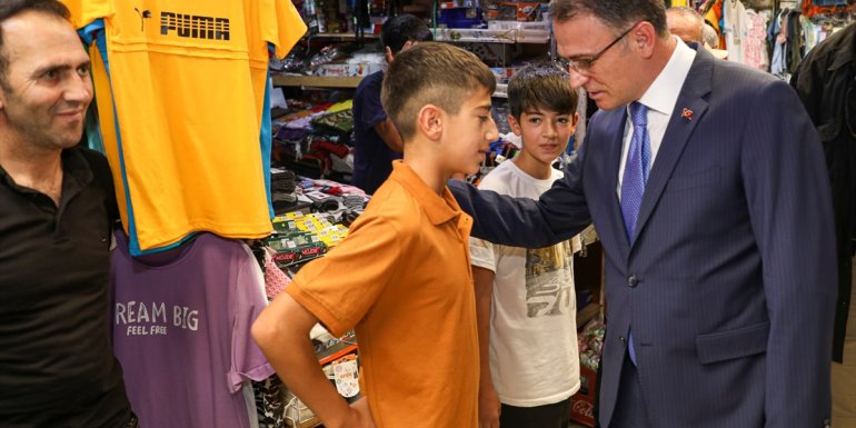 Van Valisi Balcı'dan esnaf ziyareti