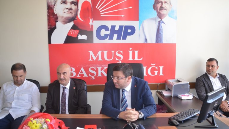 Chp genel başkan yardımcısı erkek, muş&rsquo;ta konuştu: | Muş Haber