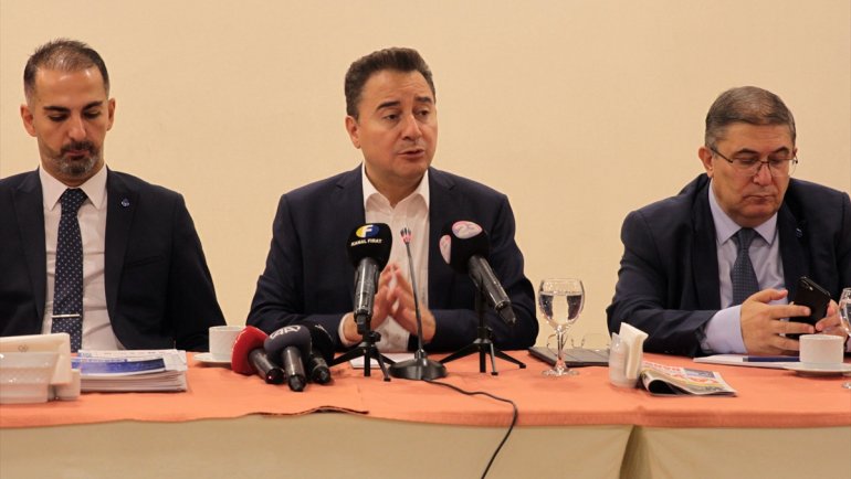 DEVA Partisi Genel Başkanı Babacan, Elazığ