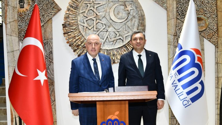 Kahramanmaraş Valisi Coşkun'dan Malatya Valisi Şahin'e ziyaret