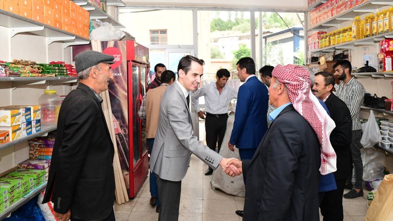 Kaymakam Sakarya ve Başkan Şeylan esnaf ziyaretinde bulundu1