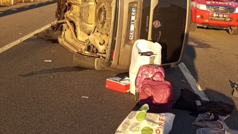 Malatya'da trafik kazasında 3 kişi yaralandı