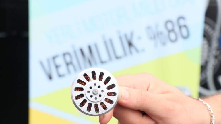 SAMSUN - Yerli dron motoru prototipi ilk testte yüzde 86 verimliliğe ulaştı1