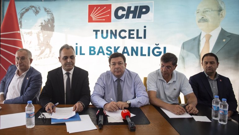 CHP Genel Başkan Yardımcısı Erkek, Tunceli'de konuştu: