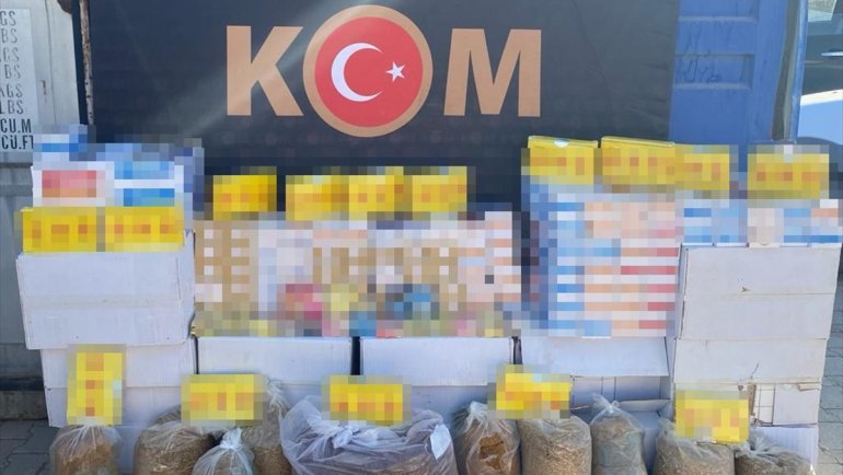 Van'da gümrük kaçağı malzemeler ele geçirildi