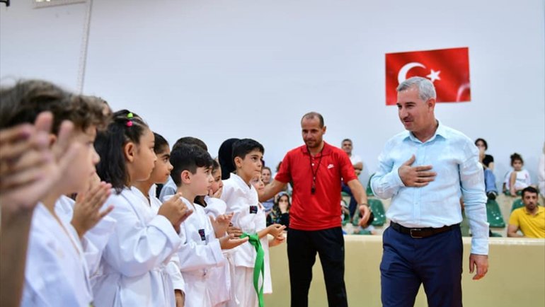 Yeşilyurt Belediyesince yaz spor okullarında 4 bin çocuğa eğitim verildi