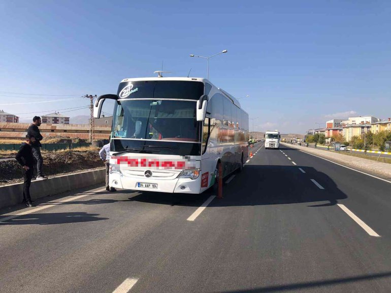 ağrı çevre yolu kaza1