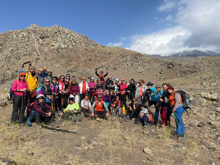 Ağrı Dağı zirvesine çıkmak isteyen kadın dağcılara fırtına engel oldu5