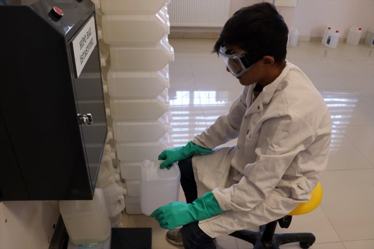 temizlik lise - ürünlerini üretiyor öğrencileri Okulların AĞRI 3