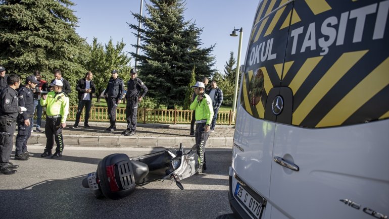 Erzurum'da motosikletinden düşüp aracın altında kalan sürücü öldü