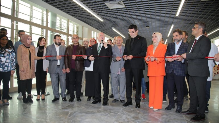 Erzurum Şehir Hastanesinde tedavi gören hastalar el sanatlarını sergiledi