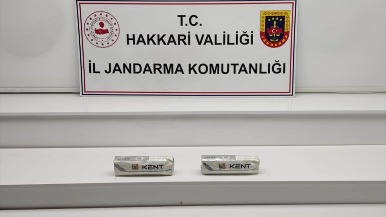 Hakkari'de 2 kilogram sentetik uyuşturucu ele geçirildi