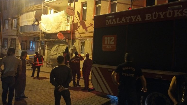 Malatya'da mutfak tüpünün patlaması sonucu 1 kişi yaralandı