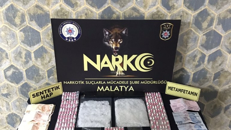 Malatya'da uyuşturucu operasyonlarında yakalanan 5 zanlı tutuklandı