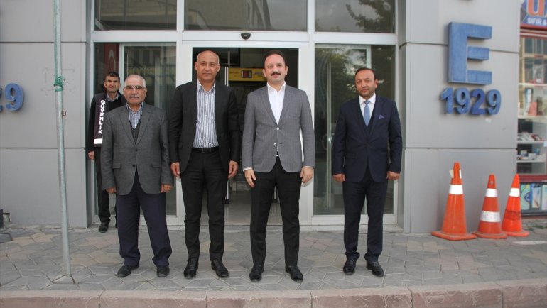 Malazgirt Kaymakamı Bayram, Belediye Başkanı Altın'ı ziyaret etti