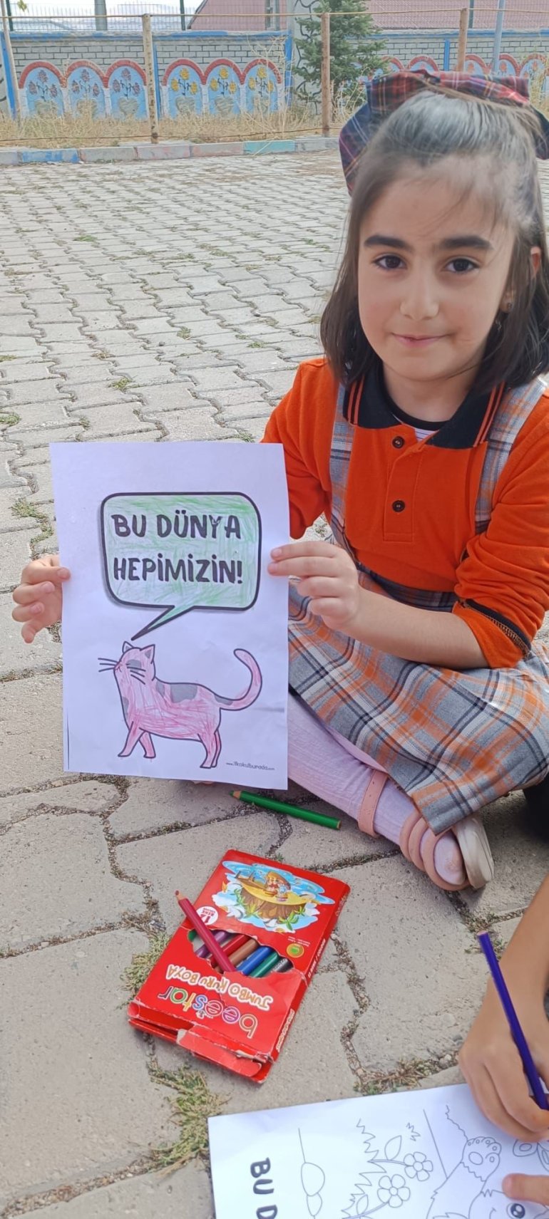 Öğrenciler hayvanlar için çizdi3